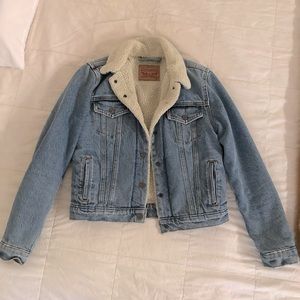 Levi’s Sherpa Blue Denim Jacket